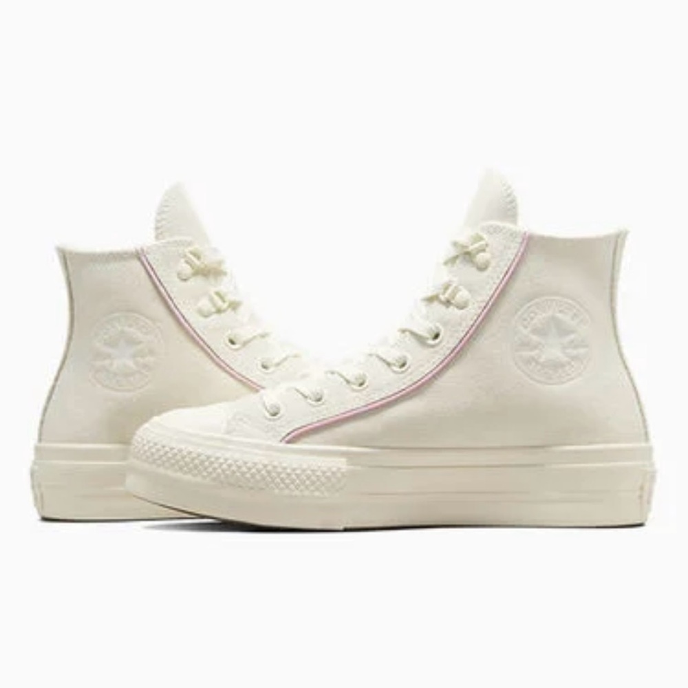 Converse High-Top Sneakers - Cream - Picture 2 of 14